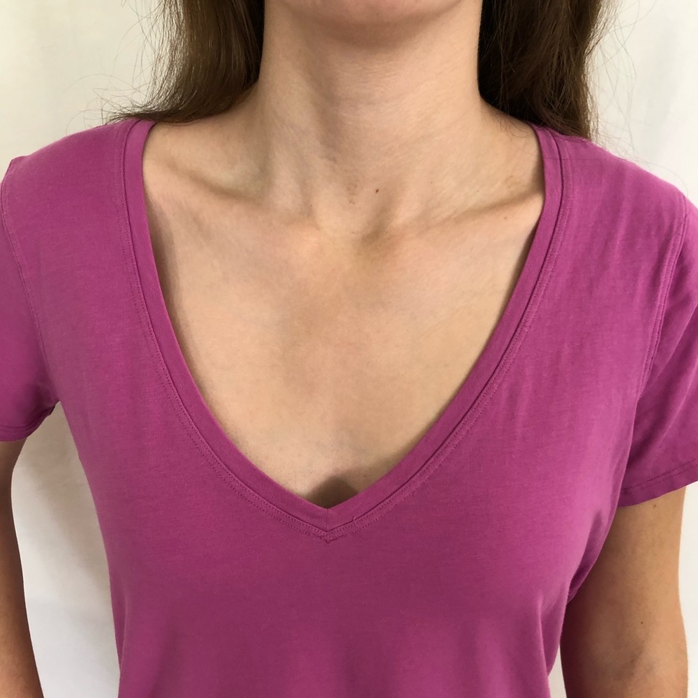 Lululemon Love Tee size 8/10 Purple/Pink Top - Picture 2 of 5